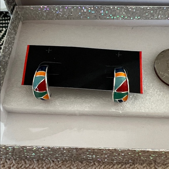 Jewelry - Fashion Jewelry Half Moon Aztec Earrings